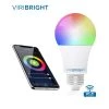 60-Watt Equivalent Multi-Color and White Ambiance A19 Dimmable Wi-Fi Smart Connected LED Light Bulb by Viribright