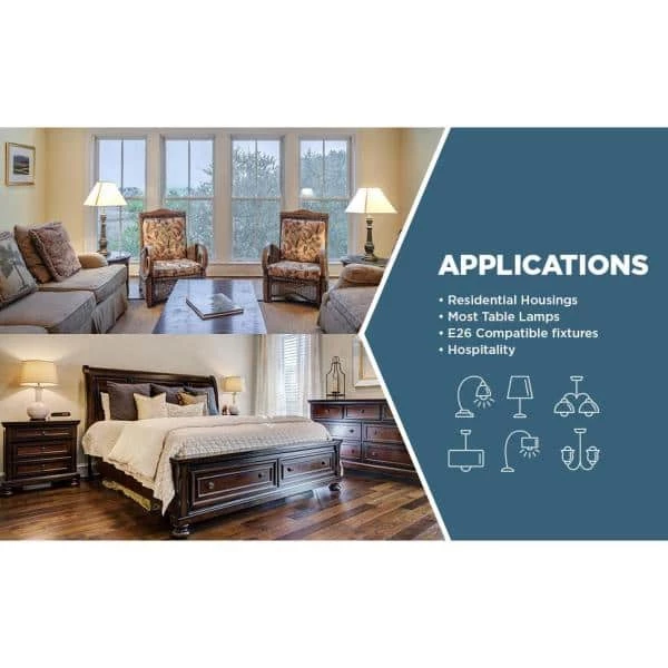 60-Watt Equivalent Soft White (2700K) A19 E26 Base LED Light Bulbs (12-Pack) by Viribright 5 60-Watt Equivalent Soft White (2700K) A19 E26 Base LED Light Bulbs (12-Pack) by Viribright - Image 5