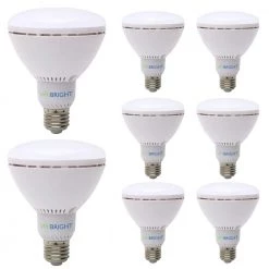 65-Watt Equivalent BR30 Dimmable 90+ CRI Flood LED Light Bulb Cool White (8-Pack) by Viribright