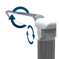 16 in. White and Silver LED Desk Lamp with Color Temperature Changing and Dimming by Viribright -KOHLER Sale Store white and silver viribright desk lamps 850071 1f 1000