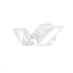 200 Watt-Equivalent White Outdoor Integrated LED Flood Light, 3000 Lumens, Twin Head Flood Light by PROBRITE -KOHLER Sale Store white probrite flood lights fsxd30 pc 4k wh 77 1000