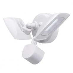 400-Watt Equivalent 100-Degree White Motion Activated Outdoor Integrated LED Flood and Spot Light by PROBRITE