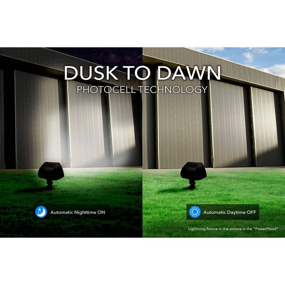 Powerflood 350-Watt Equivalent White Integrated LED Flood Light, 5000 Lumens, Dusk-Dawn Outdoor Security Light (2-Pack) by PROBRITE 5 Powerflood 350-Watt Equivalent White Integrated LED Flood Light, 5000 Lumens, Dusk-Dawn Outdoor Security Light (2-Pack) by PROBRITE - Image 5