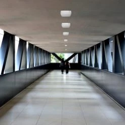 300-Watt Equivalent Integrated LED White Water Resistant Canopy Light, 4000K by PROBRITE -KOHLER Sale Store white probrite parking lot lights helx35 4k wh c3 1000