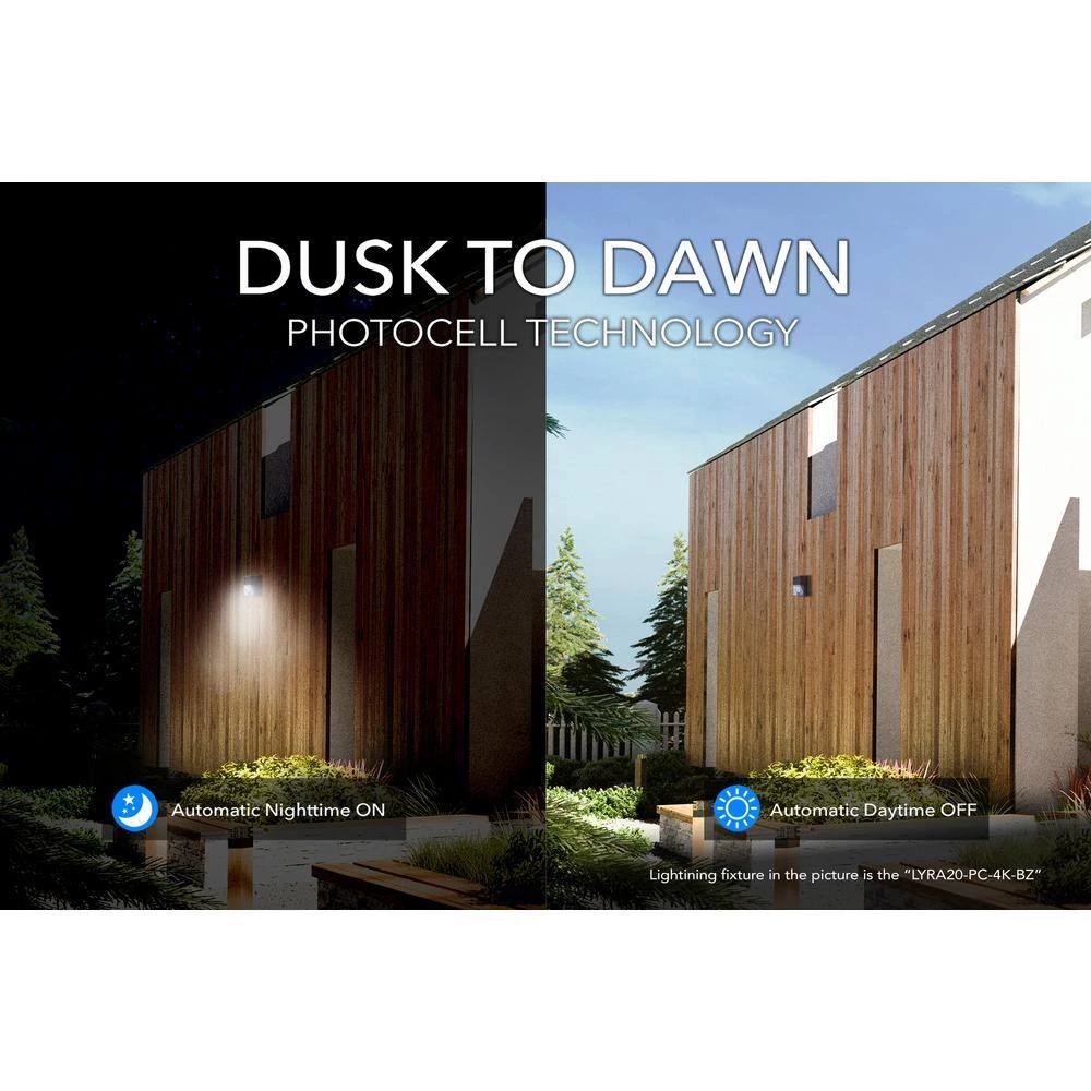 150-Watt Equivalent White Integrated Outdoor LED Wall Pack, 2500 Lumens, Dusk to Dawn Outdoor Security Light by PROBRITE 5 150-Watt Equivalent White Integrated Outdoor LED Wall Pack, 2500 Lumens, Dusk to Dawn Outdoor Security Light by PROBRITE - Image 5