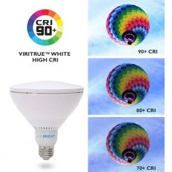 75W Equivalent Soft White (2700K) PAR38 Dimmable 90+ CRI Flood LED Light Bulb (8-Pack) by Viribright -KOHLER Sale Store white viribright led light bulbs 750075 8 1f 1000