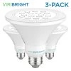 75-Watt Equivalent PAR30 Dimmable Short Neck Indoor LED Flood Light Bulb Daylight (3-Pack) by Viribright