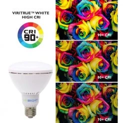 65-Watt Equivalent (6000K) BR30 Dimmable 90+ CRI Flood LED Light Bulb, Daylight (4-Pack) by Viribright -KOHLER Sale Store white viribright led light bulbs 754696 4 1f 1000